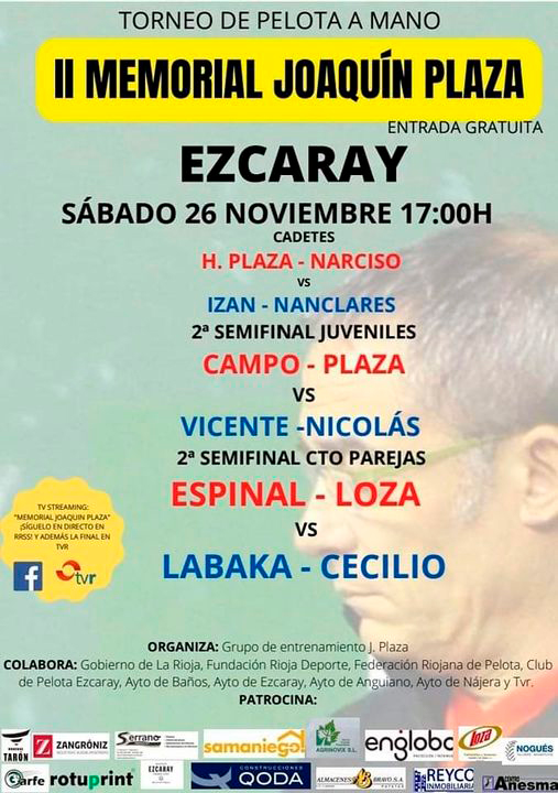 Iker Espinal avanza a semifinales en el Memorial Joaqu&iacute;n Plaza